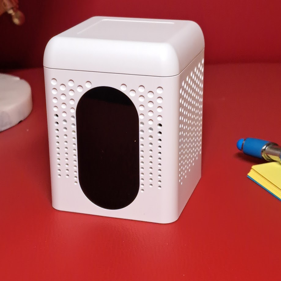 Long-Lasting WiFi Spy Audio Recorder, White Color, Compact and Portable, Modern Design, Home Office Burglar Alarm (Wifi F07)