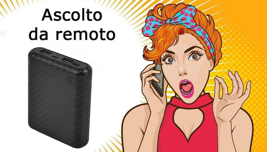 Microspia GSM antifurto Power Bank solo voce chiami e ascolti o ti chiama quando sente una voce (King Spy Guard F10 Power)