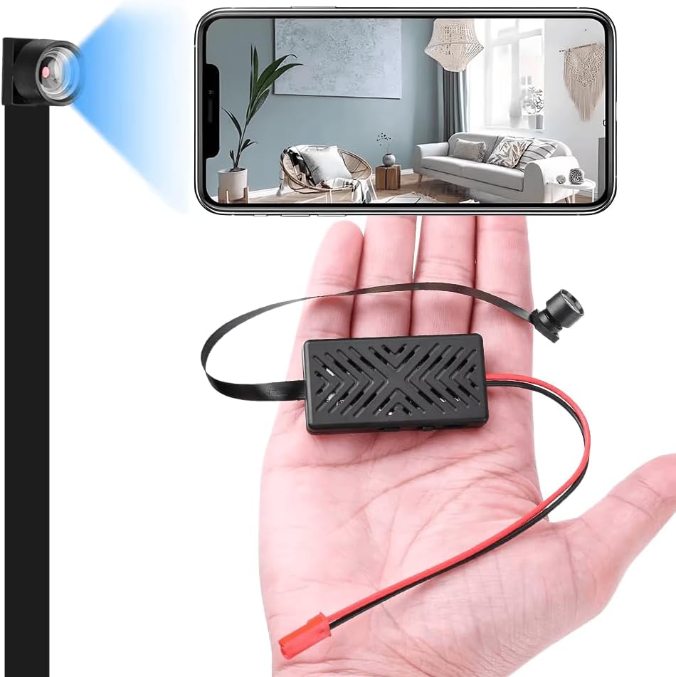 DIY 1080P Mini WiFi Spy Camera, Motion Detection, Remote Viewing, Loop Recording, Ideal for Home, Office Security (wifi100)