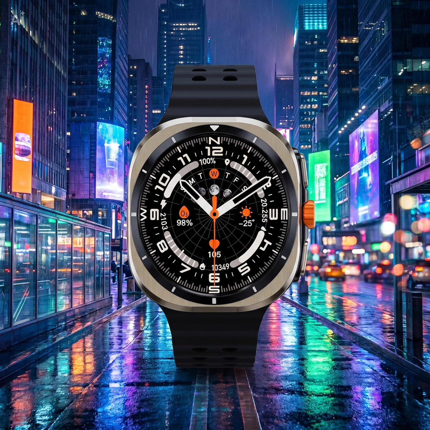 Smartwatch con Chiamata Bluetooth – Orologio Intelligente Full Touch Fitness Tracker con Display IPS 1.43 Pollici, Batteria 10 Giorni, Monitoraggio Frequenza Cardiaca e Sonno NERO