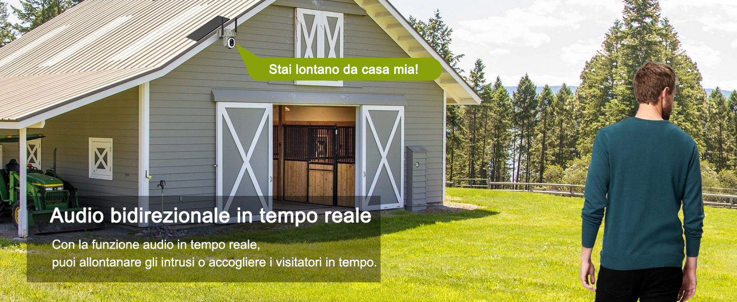 Telecamera con Sim 4G per Esterno,2K Telecamere Senza Fili con Pannello Solare,Visione Notturna a Colori,Rilevamento Umano PIR,IP66 mimetica