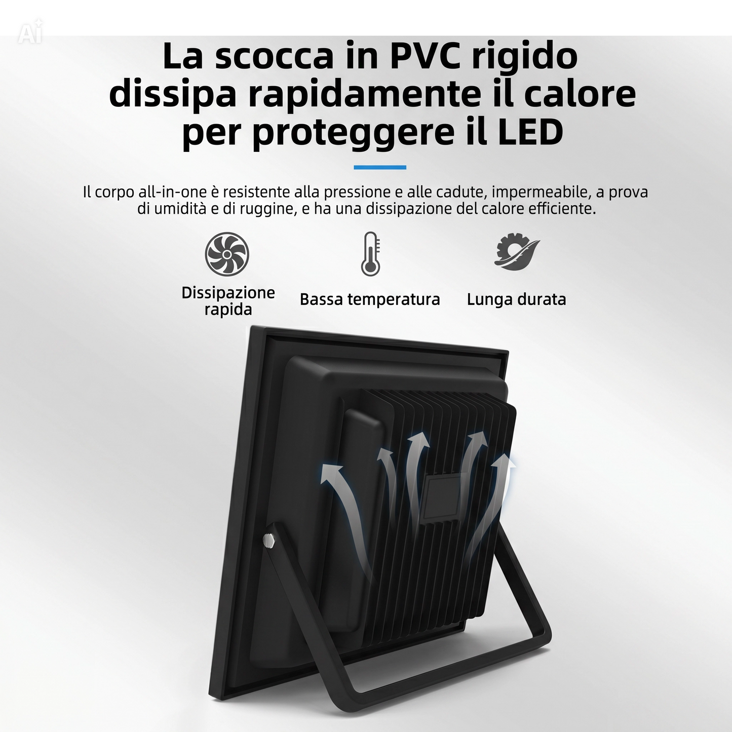 (FARILED_XZ) Mini Faro LED 10W con Pannello Solare da Esterno 1200 Lumen, Impermeabile IP67 - Lampada Solare con Telecomando per Giardino e Terrazzo - Kit Proiettori con Staffe e Viti per Montaggio a Parete