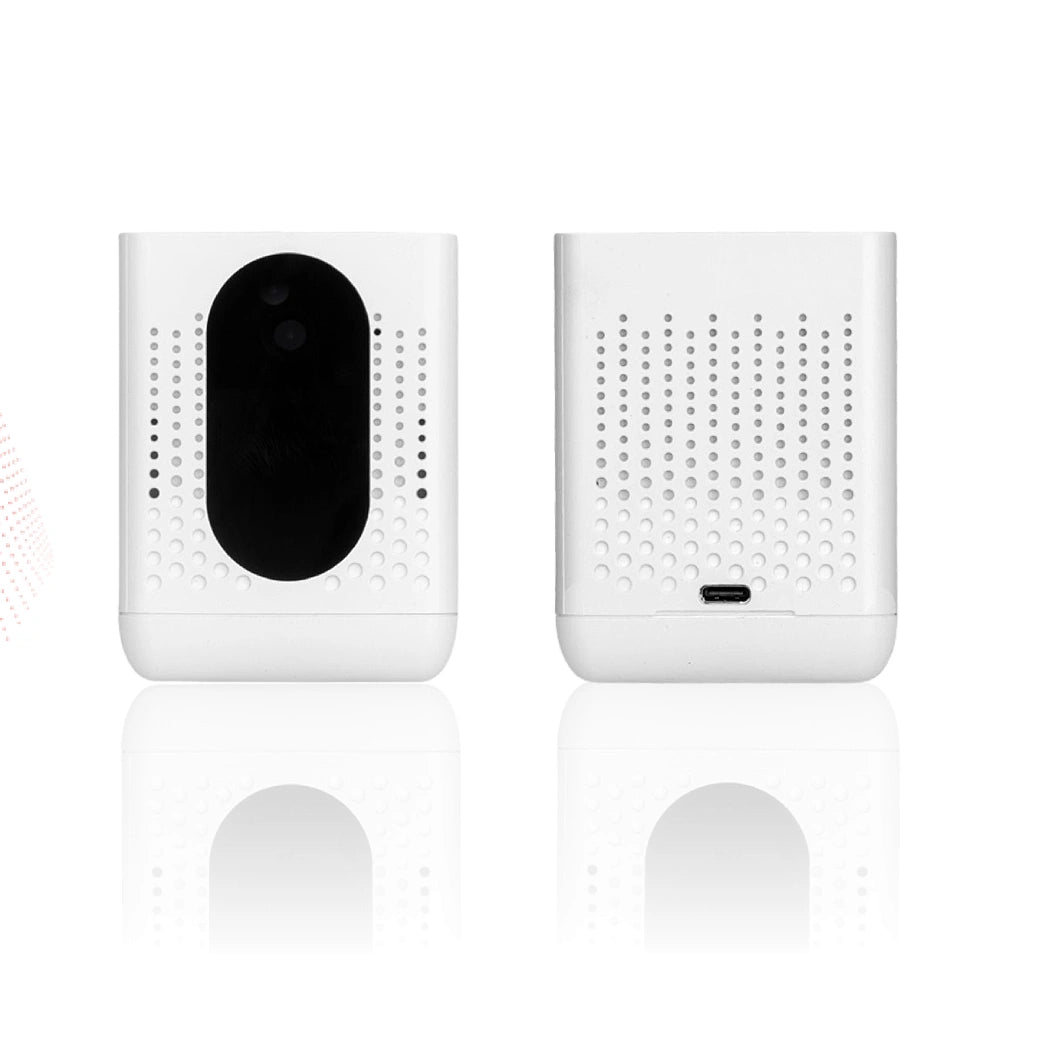 Long-Lasting WiFi Spy Audio Recorder, White Color, Compact and Portable, Modern Design, Home Office Burglar Alarm (Wifi F07)
