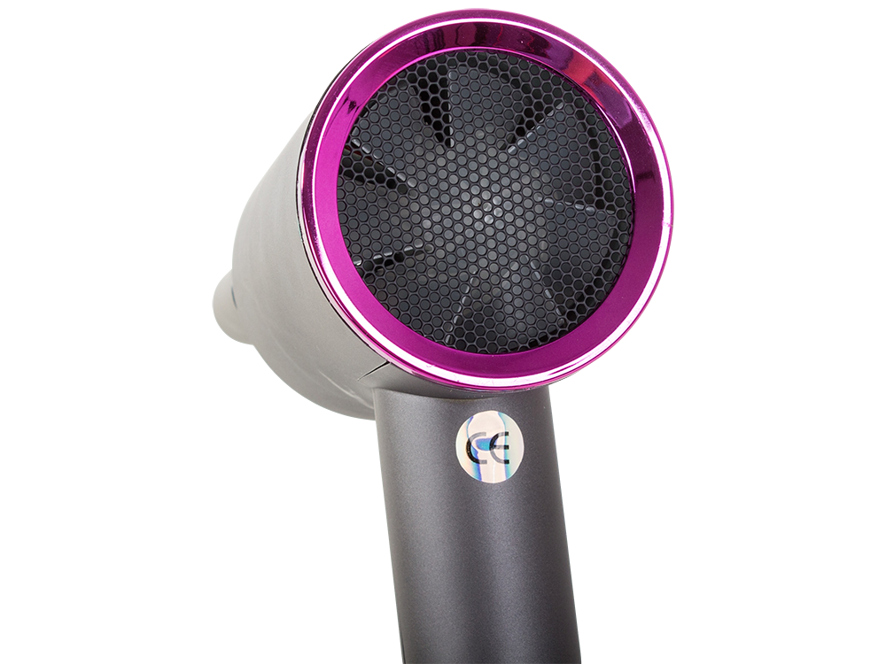 Asciugacapelli LED con Ionizzazione e 3 Temperature – Phon Professionale 800W con Aria Fredda, Retroilluminazione LED, Concentratore Incluso – Asciugatura Rapida e Styling