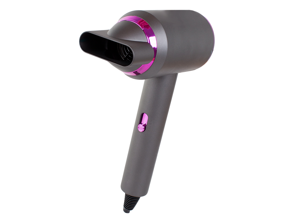 Asciugacapelli LED con Ionizzazione e 3 Temperature – Phon Professionale 800W con Aria Fredda, Retroilluminazione LED, Concentratore Incluso – Asciugatura Rapida e Styling