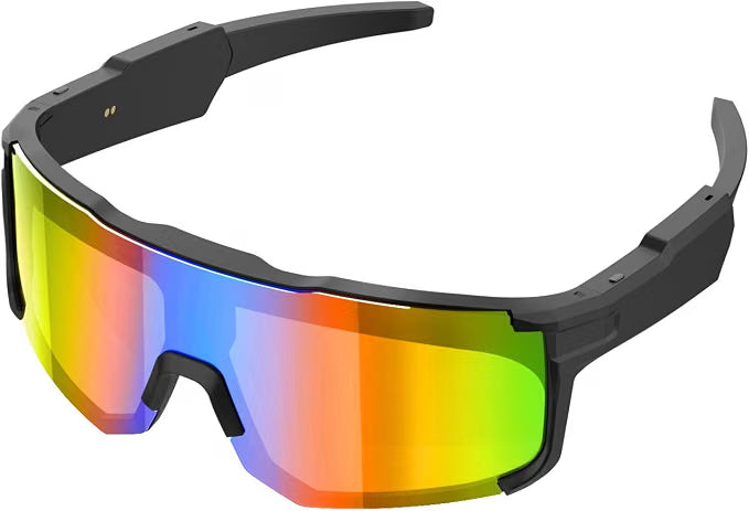 Occhiali da Sole Sportivi con Cuffie Bluetooth e Lenti Fotocromatiche – Impermeabili IP68, Ricarica Magnetica, Controllo Touch, Radio – Ideali per Bici, Corsa, Sci e Sport sulla Neve