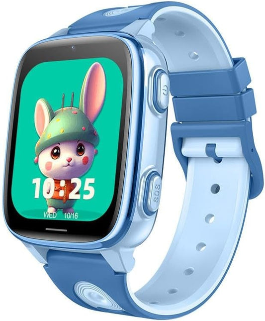 Orologio per Bambini con Pulsante SOS, Videochiamata HD, Modalità Scuola, Posizionamento LBS+WIFI, Schermo da 1,83 pollici, Smartwatch 4G (Copia)