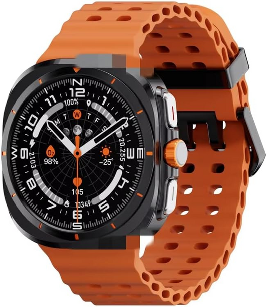 Smartwatch con Chiamata Bluetooth – Orologio Intelligente Full Touch Fitness Tracker con Display IPS 1.43 Pollici, Batteria 10 Giorni, Monitoraggio Frequenza Cardiaca e Sonno ARANCIO