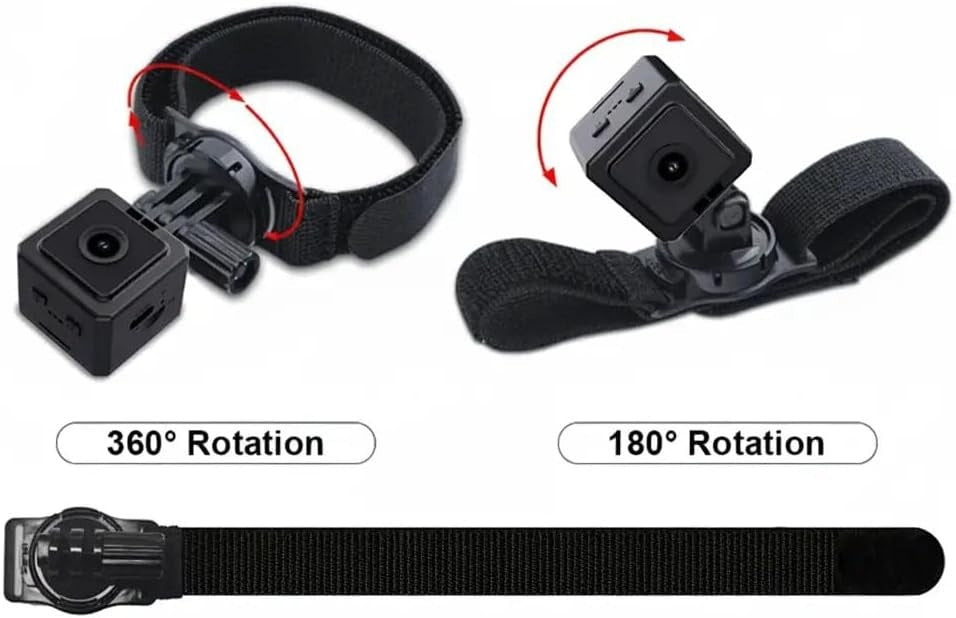 Telecamera per Cani e Gatti WiFi con Visione in Tempo Reale – Videocamera Portatile Full HD 1080P con Grandangolo 120°, Batteria 700mAh, Supporto Micro SD, Connessione Hotspot AP – Monitora il Tuo Pet