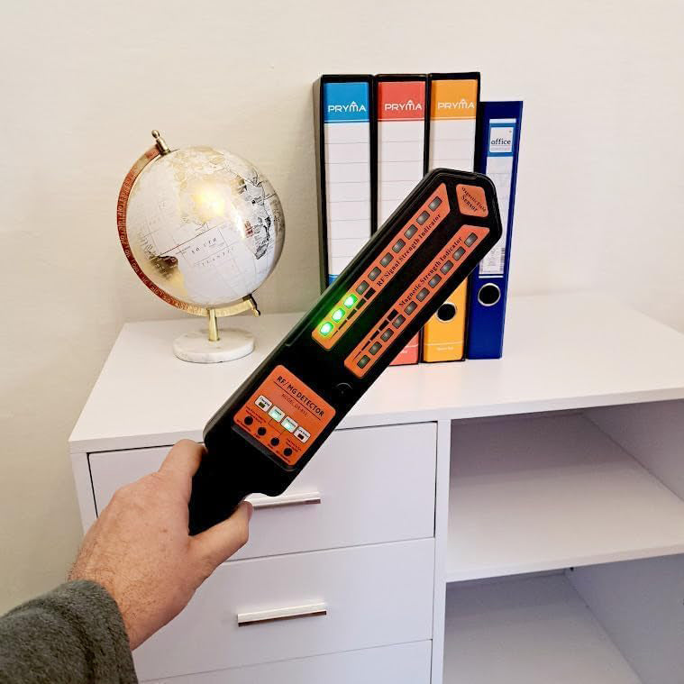 (DS-810) Rilevatore Professionale di Microspie e GPS per Auto – Scanner EMF + Wi-Fi + GSM – Doppia Tecnologia Wireless ed Elettromagnetica – Individua Telecamere Nascoste e Dispositivi occultati