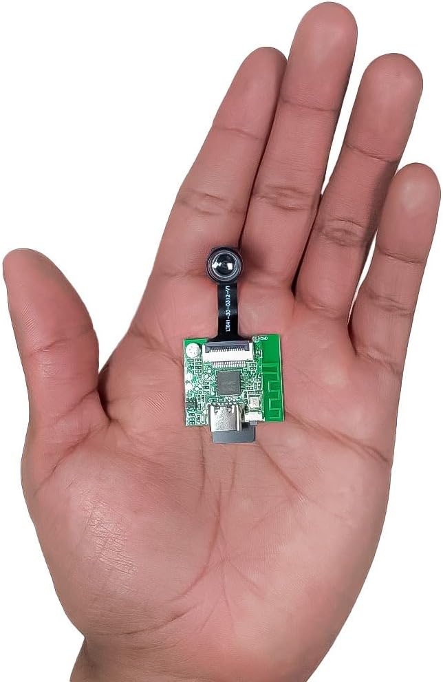 Telecamera wifi mini modulo 5 volt 26x23mm gestione tramite APP registrazione video 480p su micro SD