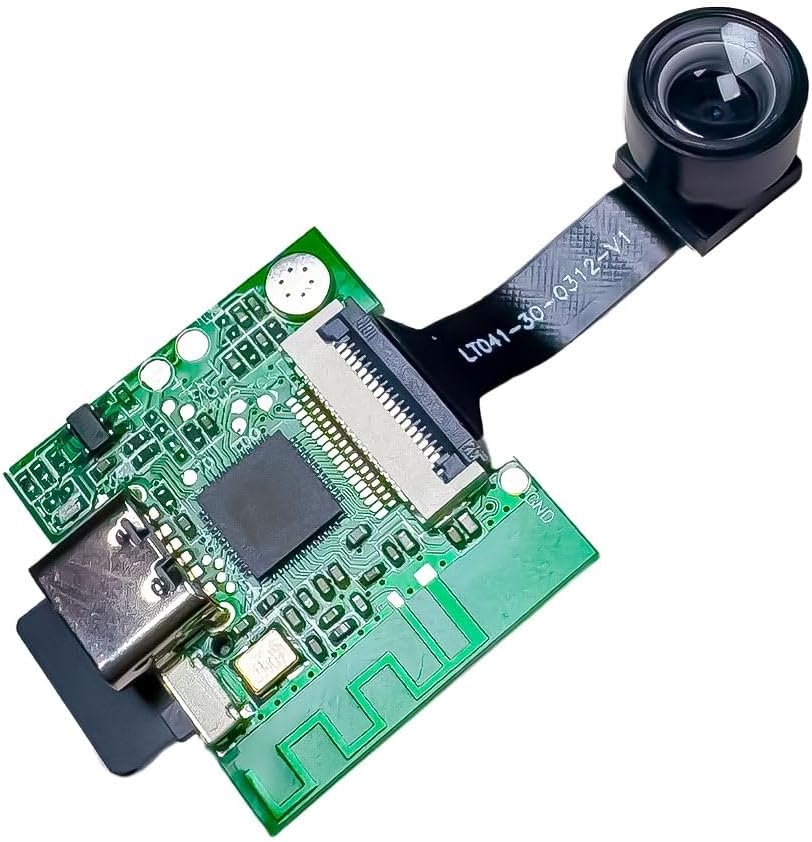 Telecamera wifi mini modulo 5 volt 26x23mm gestione tramite APP registrazione video 480p su micro SD