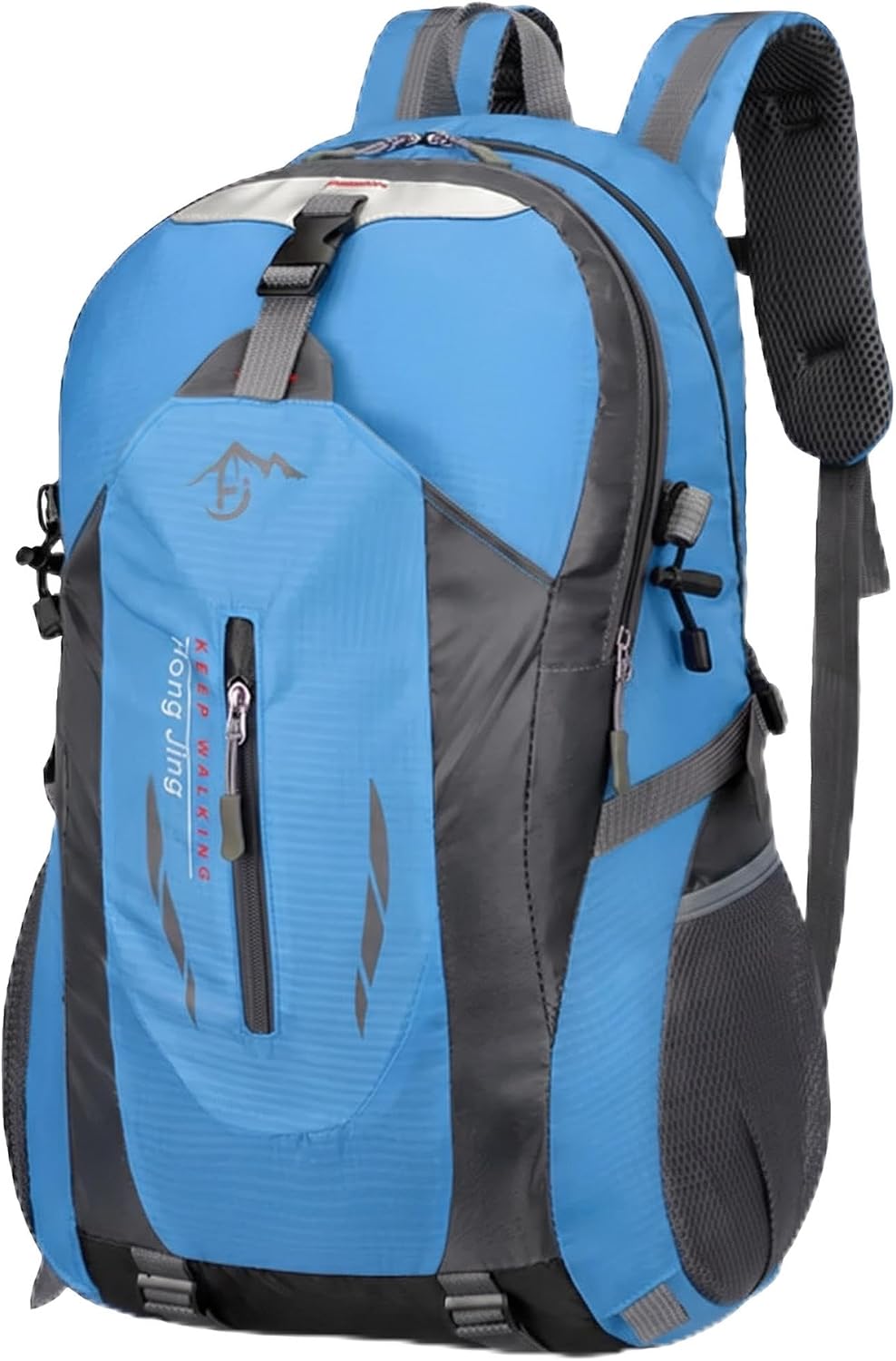 Zaino Impermeabile in Nylon Unisex per Outdoor e Viaggio, con Scomparto Interno, Cinghie Imbottite, Manico Morbido, Chiusura a Cerniera – Leggero e Resistente per Escursioni e Uso Quotidiano
