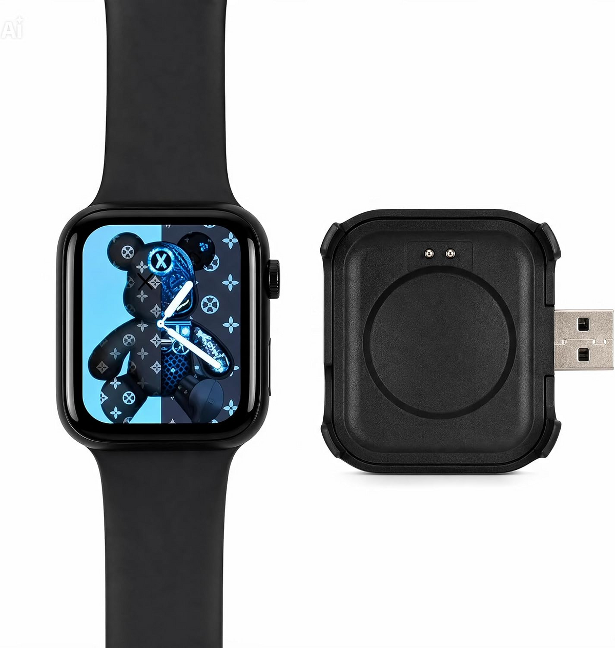 Smartwatch Fitness con APP LAXASFIT – Frequenza Cardiaca, Pressione, Ossigeno e Sonno, 4 Modalità Sportive, Chiamate Bluetooth – Compatibile Android e iOS