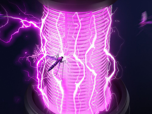 Scaccia Zanzare e Insetti Portatile UV LED – Lampada Antizanzare Ricaricabile con 2 Modalità, Griglia di Protezione, Autonomia 2 Ore – Sicuro e Facile da Usare per Esterni e Interni