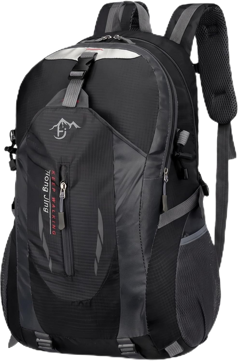 Zaino Impermeabile in Nylon Unisex per Outdoor e Viaggio, con Scomparto Interno, Cinghie Imbottite, Manico Morbido, Chiusura a Cerniera – Leggero e Resistente per Escursioni e Uso Quotidiano