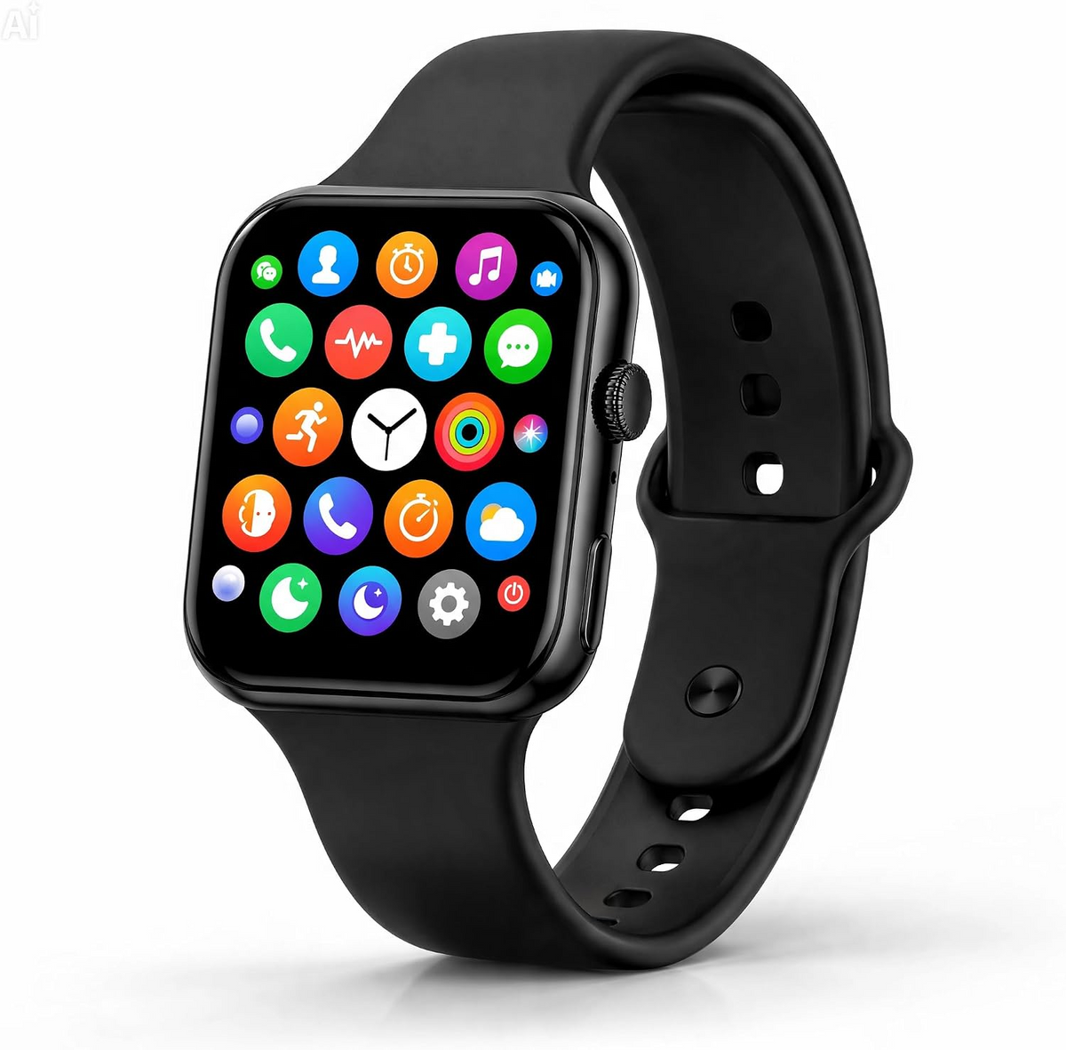 Smartwatch Fitness con APP LAXASFIT – Frequenza Cardiaca, Pressione, Ossigeno e Sonno, 4 Modalità Sportive, Chiamate Bluetooth – Compatibile Android e iOS