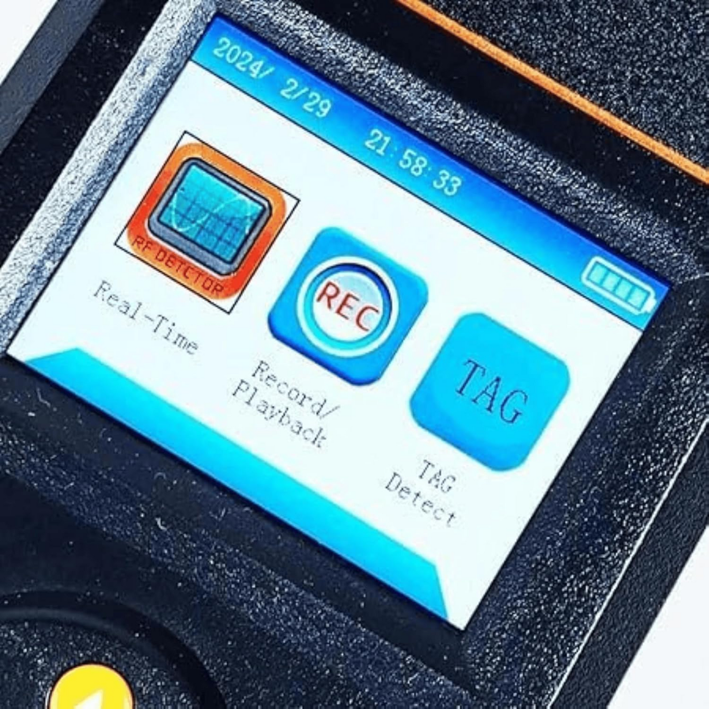 (DS-828) Rilevatore Professionale 50MHz-6GHz per Microspie, GPS e TAG Bluetooth – Dispositivo Anti-Stalking con Analisi 24 Ore, Grafici di Potenza, Raggio 10 Metri, Batteria 1100mAh – Prodotto Professionale per Privacy e Sicurezza