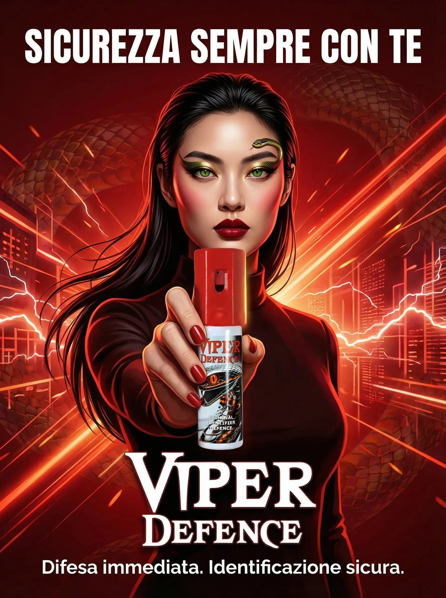 Spray al peperoncino difensivo Antiaggressione VIPER DEFENCE 16ml