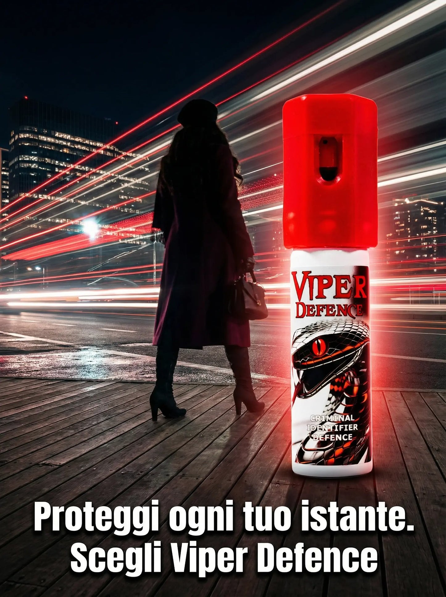 Spray al peperoncino difensivo Antiaggressione VIPER DEFENCE 16ml (kit 3)