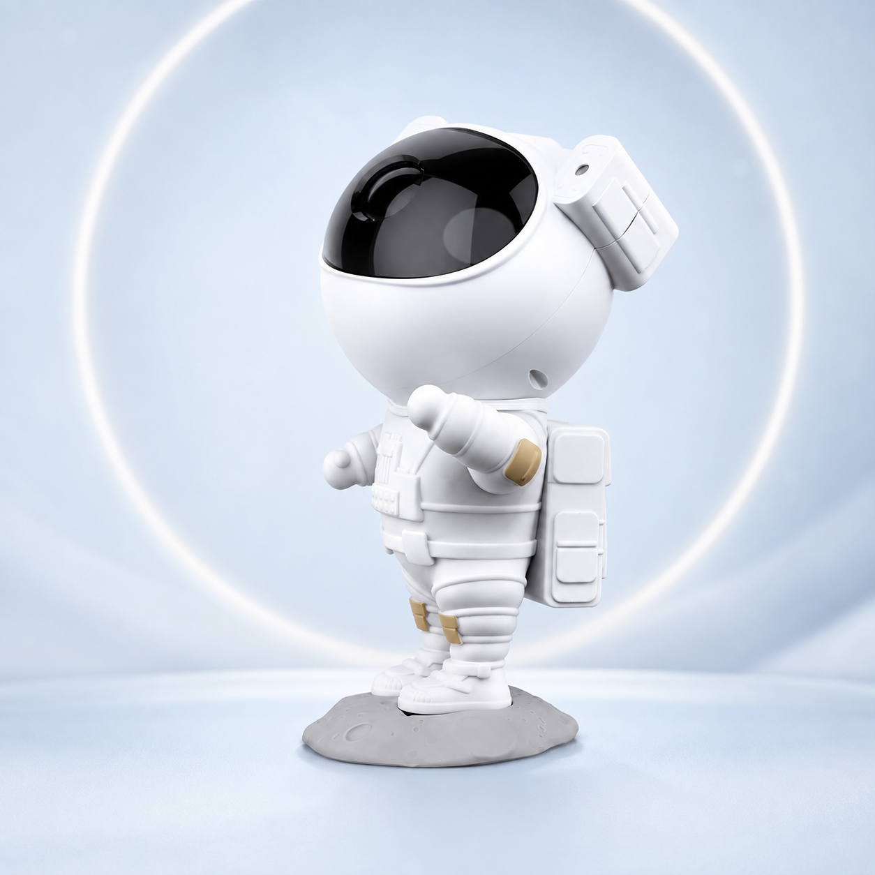 Proiettore Cielo Stellato e galassie a Forma di Astronauta – Luce Notturna con Laser e LED, Rotazione 360°, Telecomando, Timer, Effetto Universo – Per Camerette, Relax e Regalo