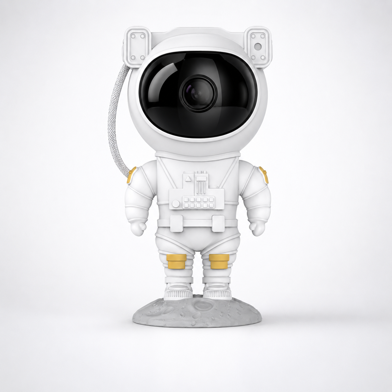Proiettore Cielo Stellato e galassie a Forma di Astronauta – Luce Notturna con Laser e LED, Rotazione 360°, Telecomando, Timer, Effetto Universo – Per Camerette, Relax e Regalo