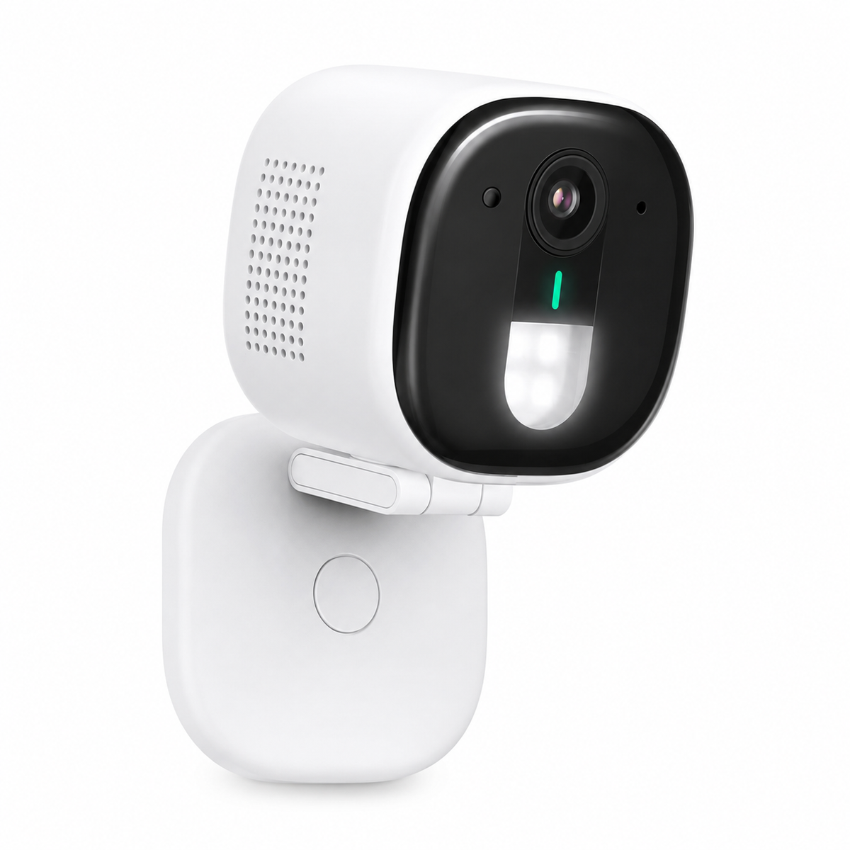 D3 Plus Telecamera Esterna 4MP con Visione Notturna a Colori – Rilevamento IA, Impermeabile IP65, Streaming Live 24/7 – Supporta MicroSD 128GB (Non Inclusa) – Compatibile con Google e Alexa