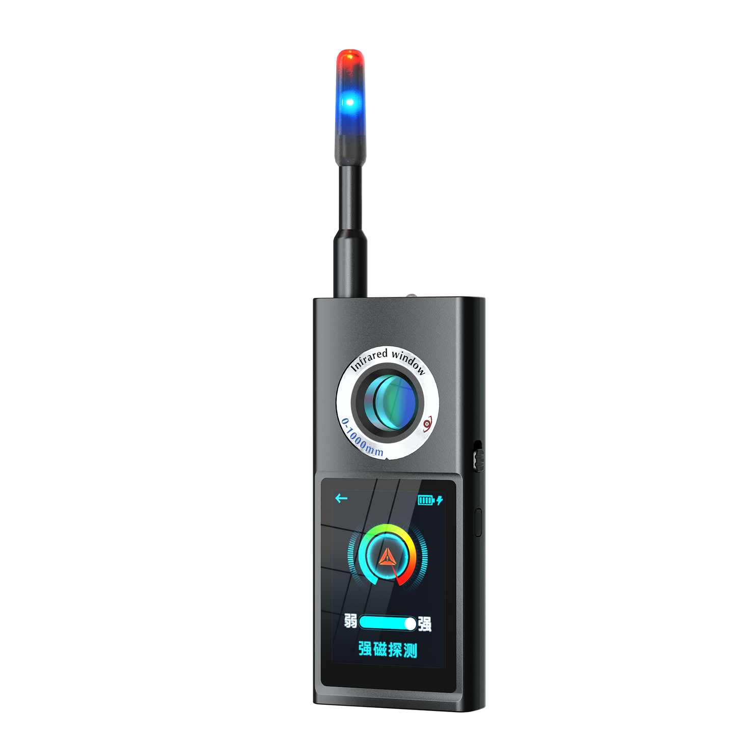 Rilevatore Scanner Professionale di Microspie e Telecamere 50MHz-8GHz - Rileva GPS, Microfoni, Microcamere Wireless - Bonifica TOTALE - Schermo Touch - Portatile Auto Ufficio Viaggi GUARDIAN 888