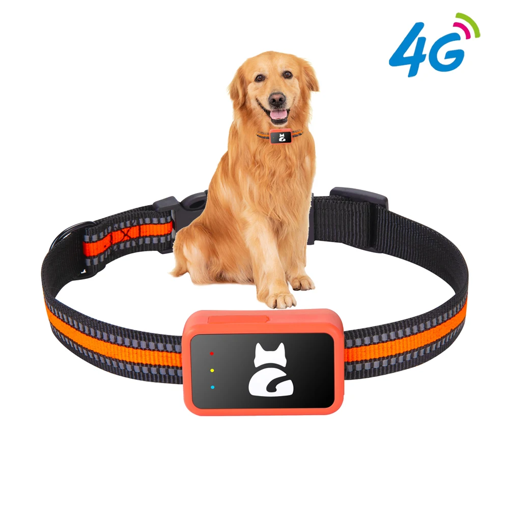 (G68p) Localizzatore GPS per Cani e Gatti Impermeabile con App Gratuita – Tracciamento in Tempo Reale, Allarme Perimetrale, Cronologia Spostamenti Funziona con Scheda Nano SIM 4G