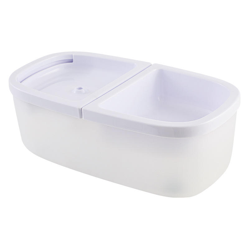 Fontana Ciotola Automatica per Cani e Gatti 2-in-1 – Abbeveratoio USB con Pompa Silenziosa 1W, Capacità 2,5L, 2 Filtri Inclusi – Per Acqua e Cibo – Ideale per Cani e Gatti