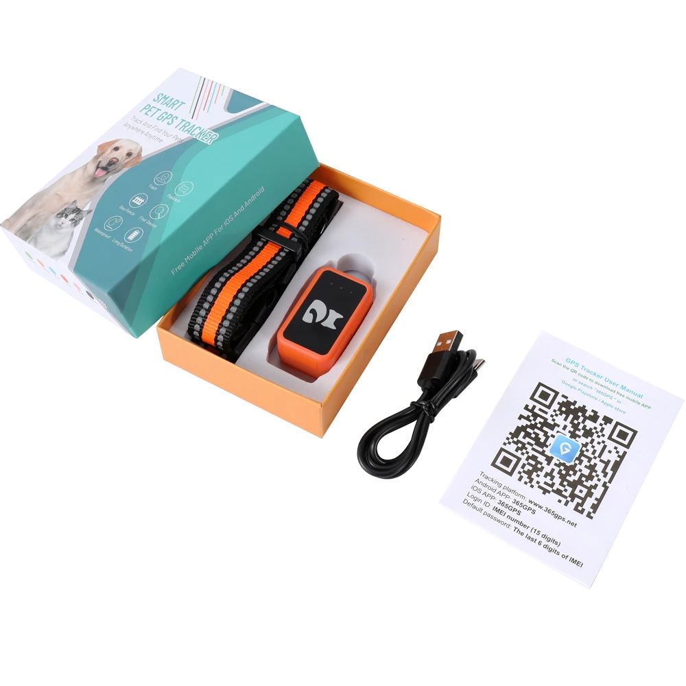 (G68p) Localizzatore GPS per Cani e Gatti Impermeabile con App Gratuita – Tracciamento in Tempo Reale, Allarme Perimetrale, Cronologia Spostamenti Funziona con Scheda Nano SIM 4G