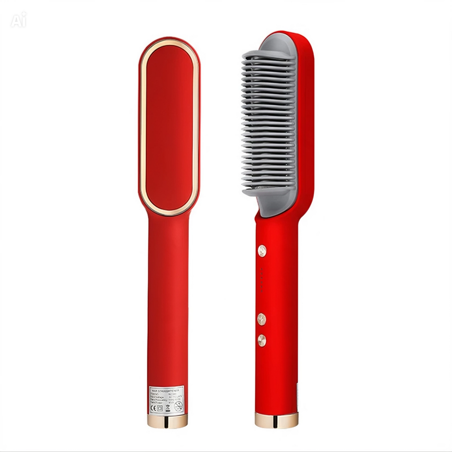 Spazzola Lisciante Elettrica per Capelli – Piastra con 5 Livelli Temperatura, LED Indicatore, Cavo 140cm, 35W, Per Lisciare e Pettinare