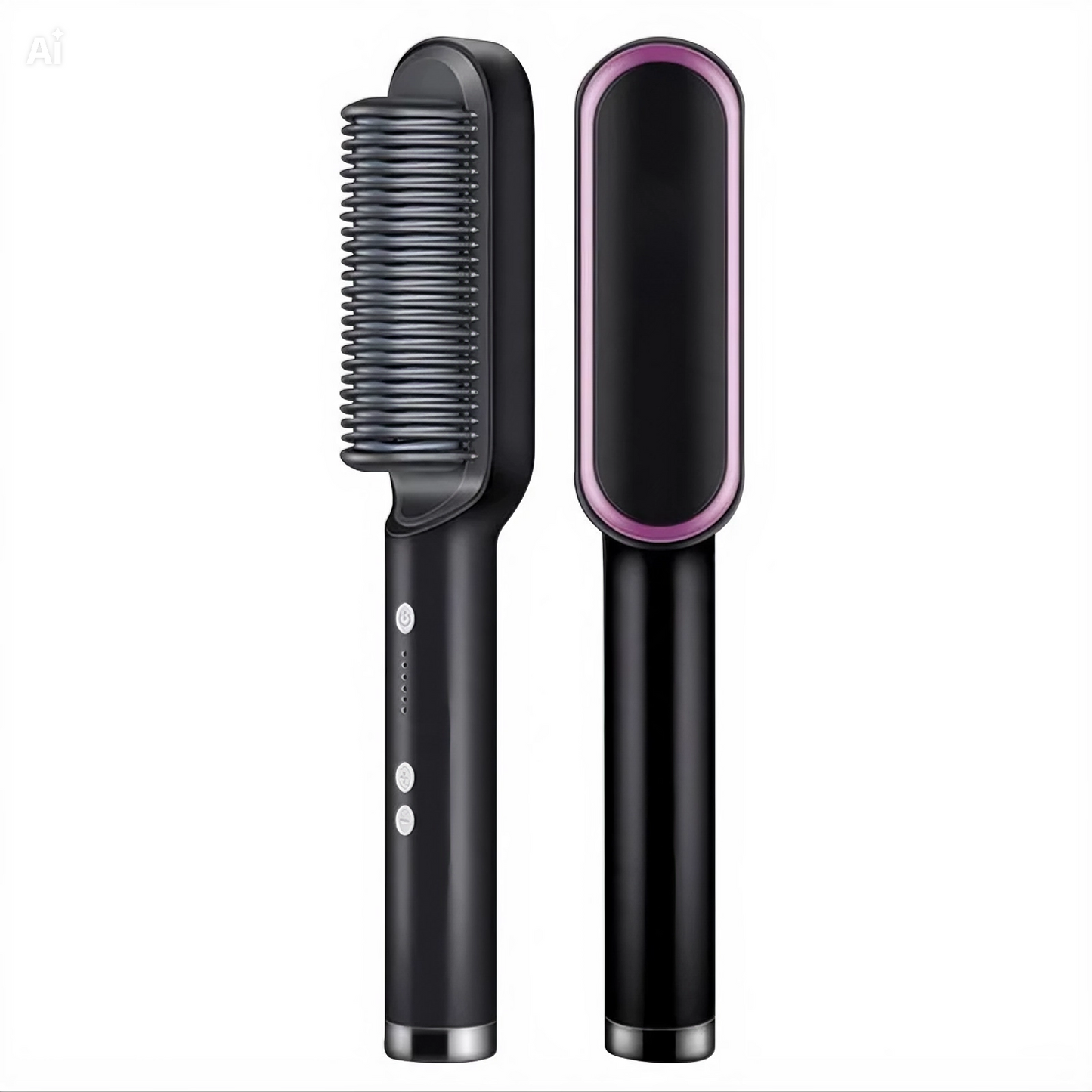 Spazzola Lisciante Elettrica per Capelli – Piastra con 5 Livelli Temperatura, LED Indicatore, Cavo 140cm, 35W, Per Lisciare e Pettinare