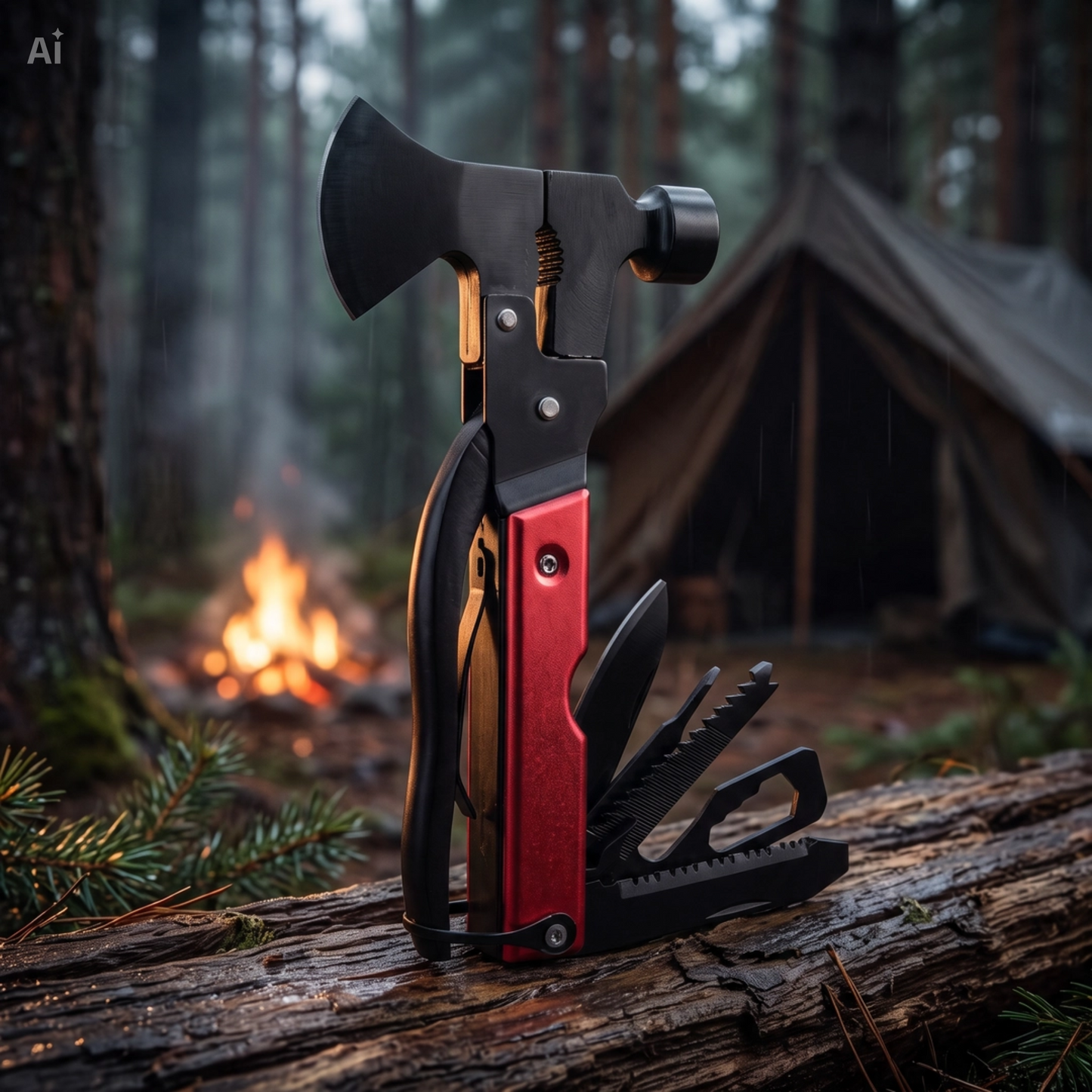 Zaino Survival Completo con 8 Accessori – Kit Sopravvivenza con Pala Pieghevole, Multiutensile Orologio Tattico, Torcia Dinamo, Pannello Solare 20W e Kit Primo Soccorso – Per Campeggio, Avventura