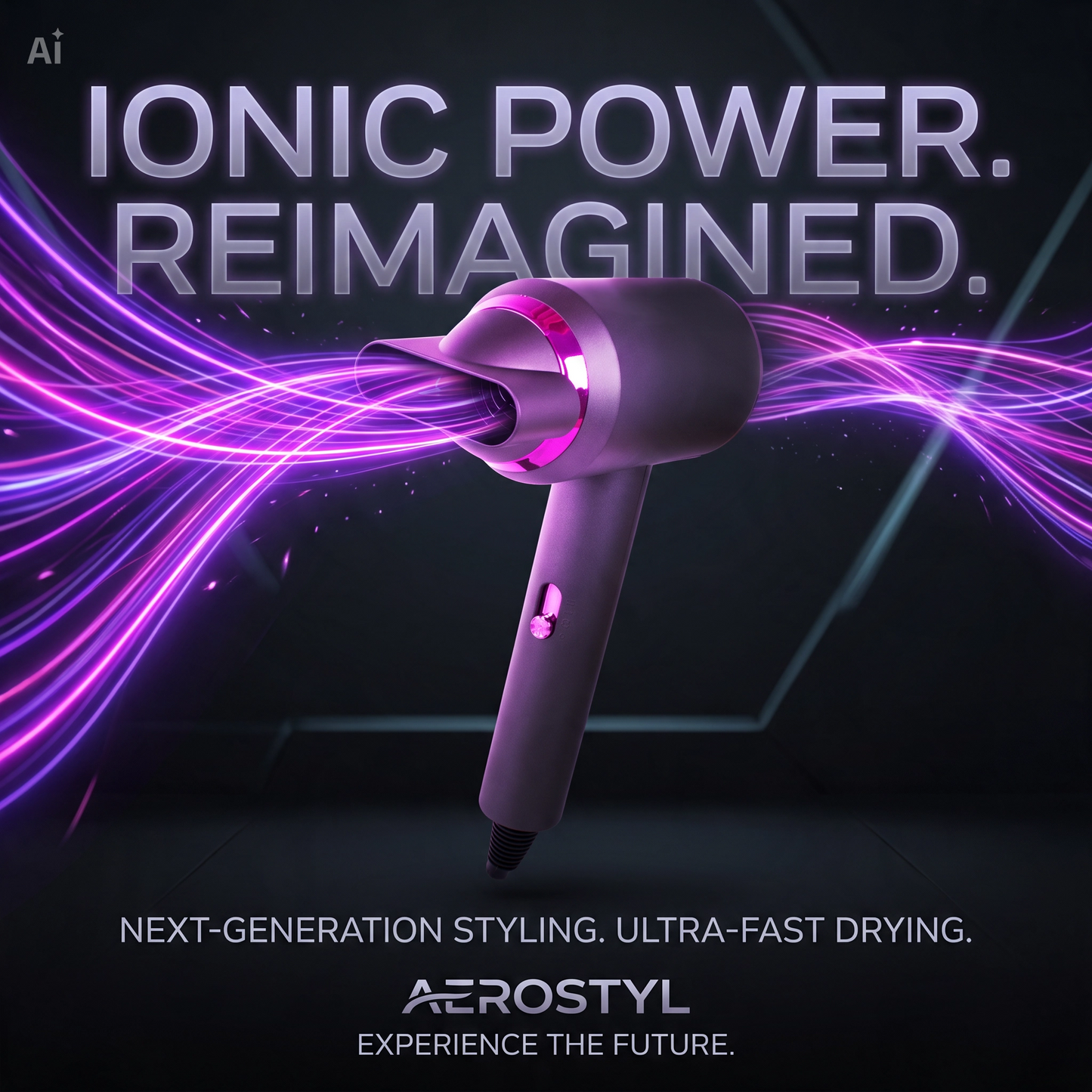 Asciugacapelli LED con Ionizzazione e 3 Temperature – Phon Professionale 800W con Aria Fredda, Retroilluminazione LED, Concentratore Incluso – Asciugatura Rapida e Styling