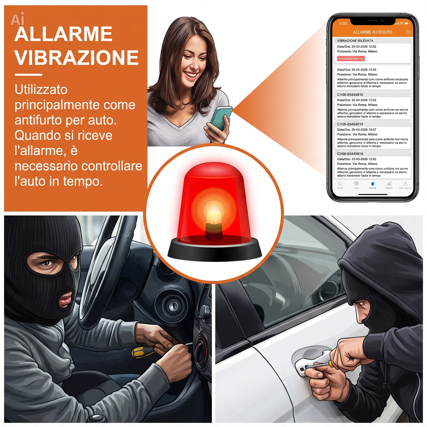 Localizzatore GPS 4G Good Track Pro CY05 per Veicoli – Tracker Auto Impermeabile IP65, Posizionamento <5m, Allarme Geofence, Interruzione Remota – Senza Abbonamento, App e Piattaforma Gratuite