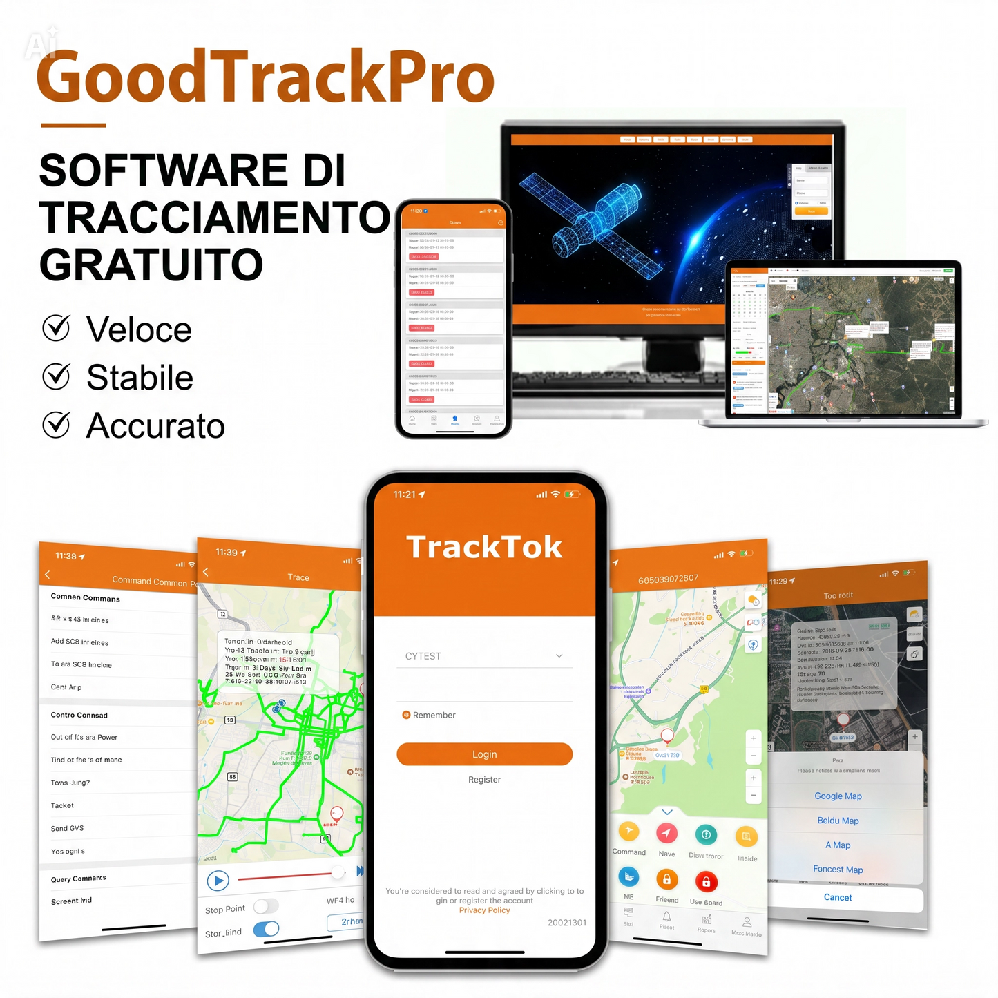 Localizzatore GPS 4G Good Track Pro CY05 per Veicoli – Tracker Auto Impermeabile IP65, Posizionamento <5m, Allarme Geofence, Interruzione Remota – Senza Abbonamento, App e Piattaforma Gratuite