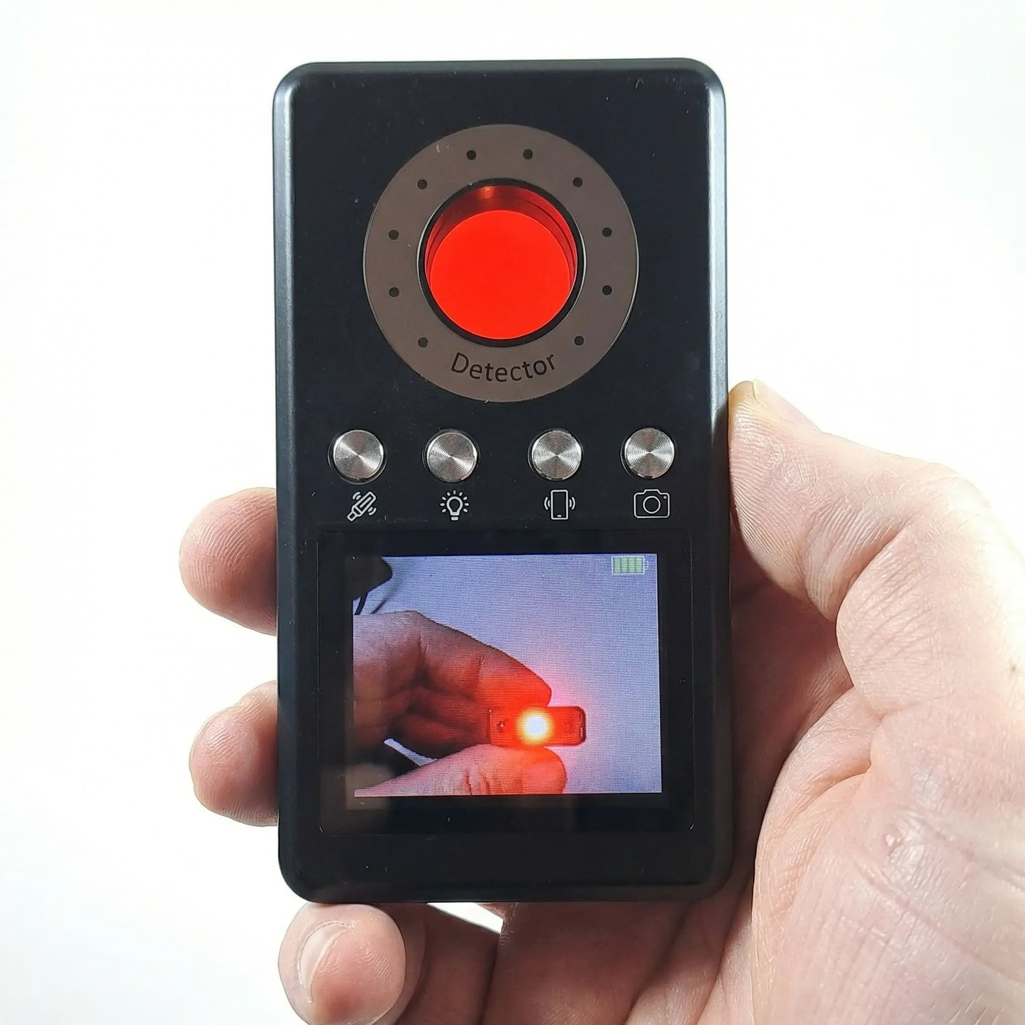 Rilevatore di Microspie Professionale, Scanner Antispia - Localizza Telecamere Nascoste, Microfoni GSM, GPS Tracker e Segnali RF (10MHz-12GHz) con monitor LCD e camera scan