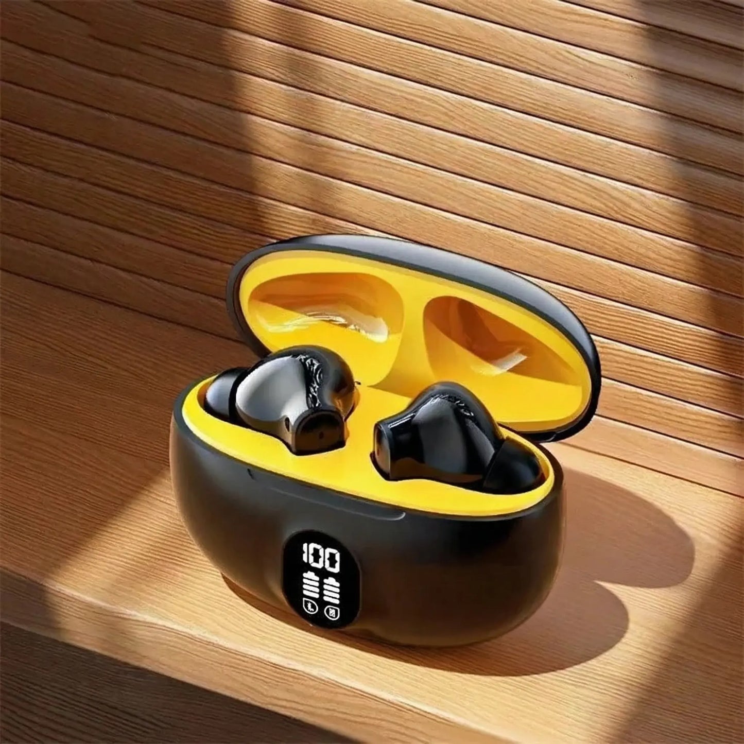 Auricolari Wireless con Display LED sulla Custodia, Audio Hi-Fi LHDC, Impermeabili IPX5, Bassa Latenza (31ms) - Cuffie Bluetooth per Sport, Chiamate Chiare