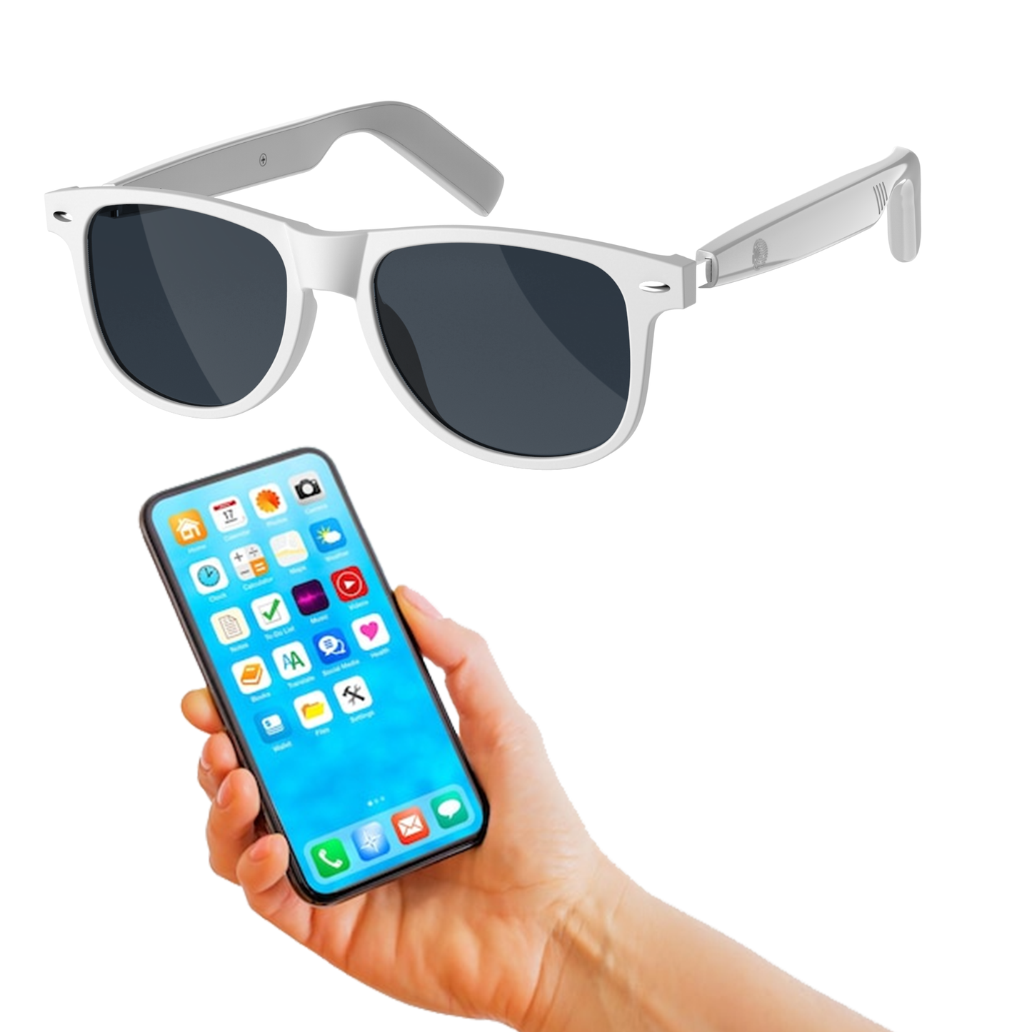 Occhiali Smart Bluetooth Ascolta Musica e Rispondi alle Chiamate con un Design Unico Touch Control