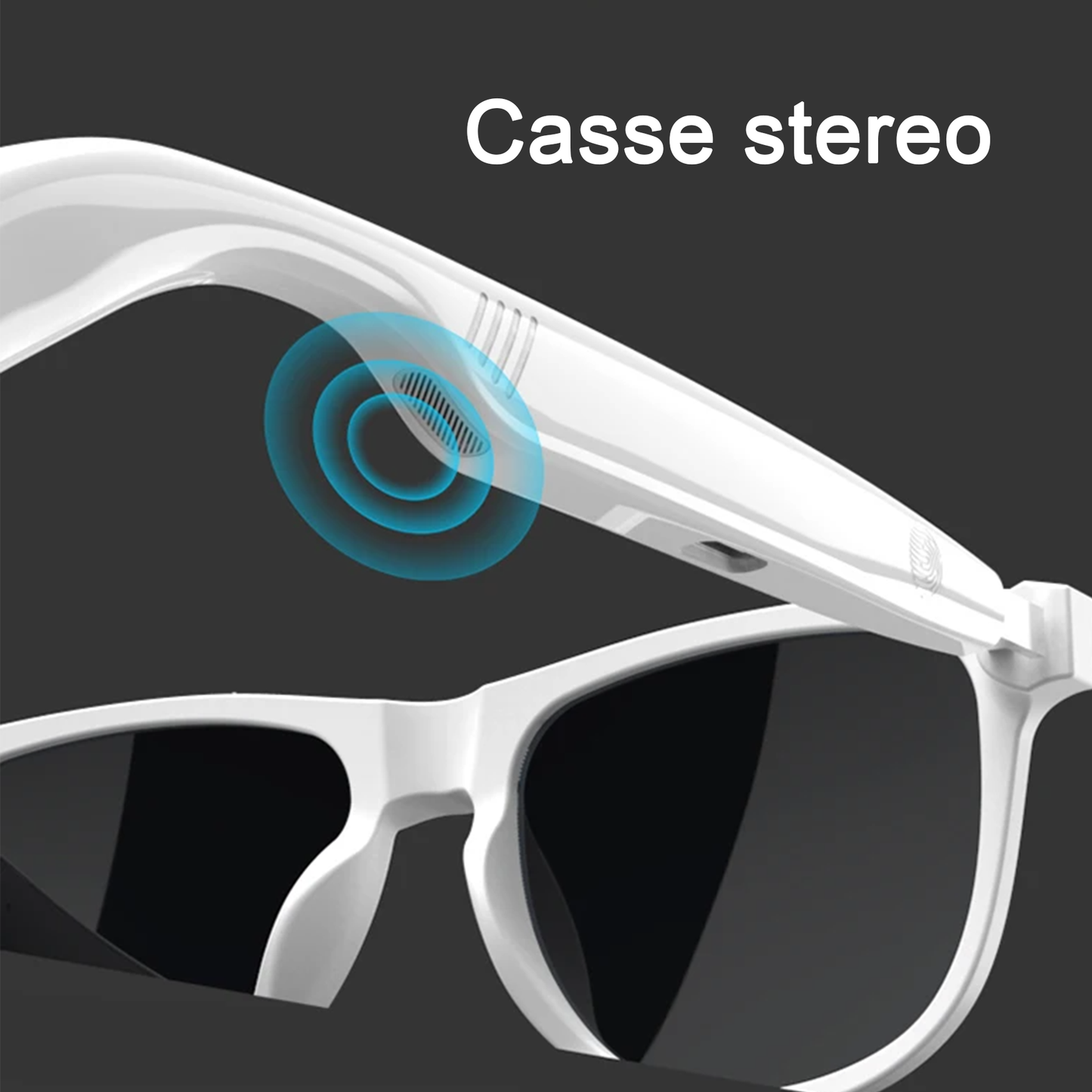 Occhiali Smart Bluetooth Ascolta Musica e Rispondi alle Chiamate con un Design Unico Touch Control