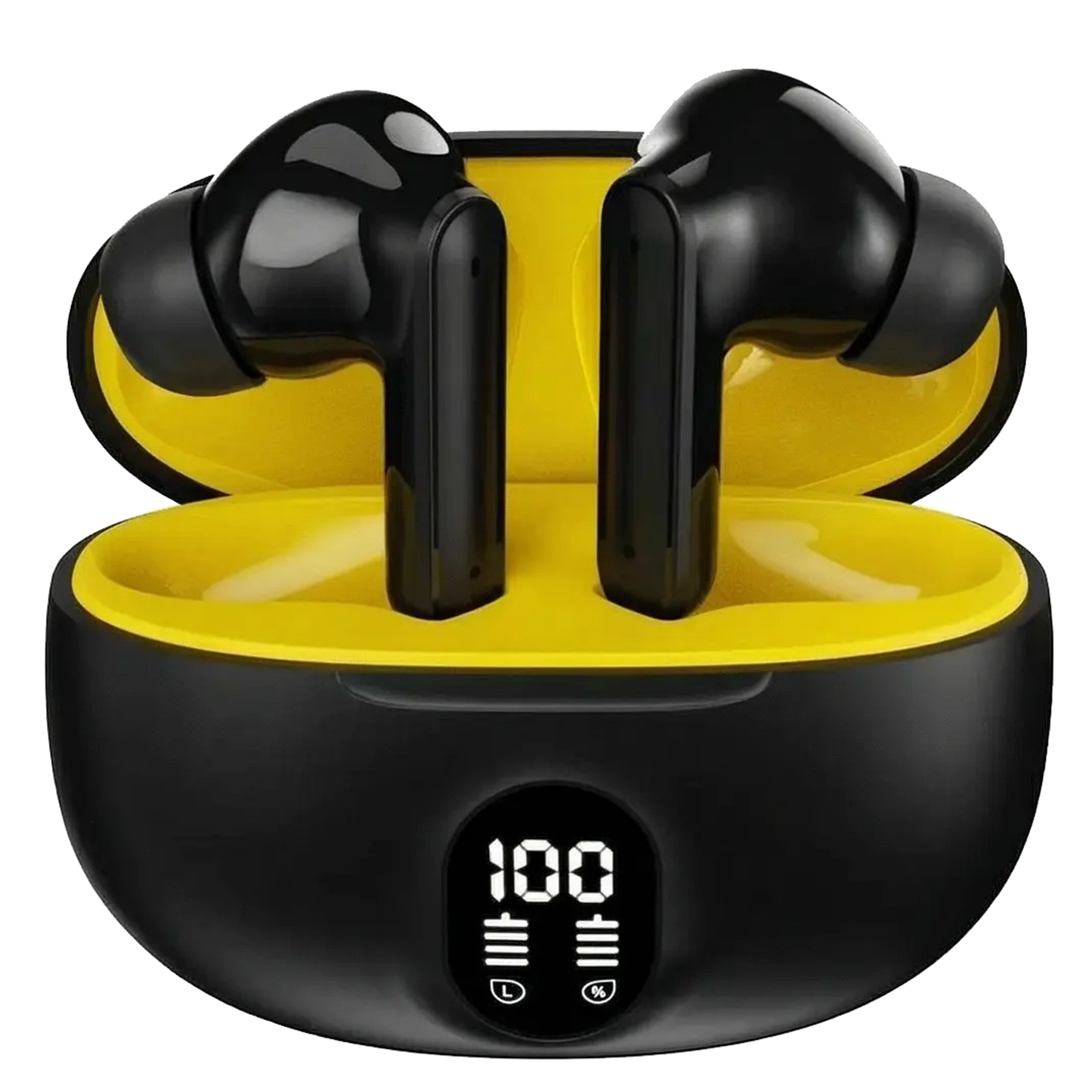 Auricolari Wireless con Display LED sulla Custodia, Audio Hi-Fi LHDC, Impermeabili IPX5, Bassa Latenza (31ms) - Cuffie Bluetooth per Sport, Chiamate Chiare