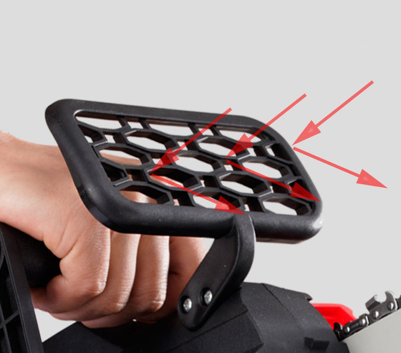 Motosega a Batteria 30cm – Leggera 1,2kg, Batteria 3900mAh 48V, Impugnatura Ergonomica, Lubrificazione Manuale – Ideale per Potatura e Giardinaggio