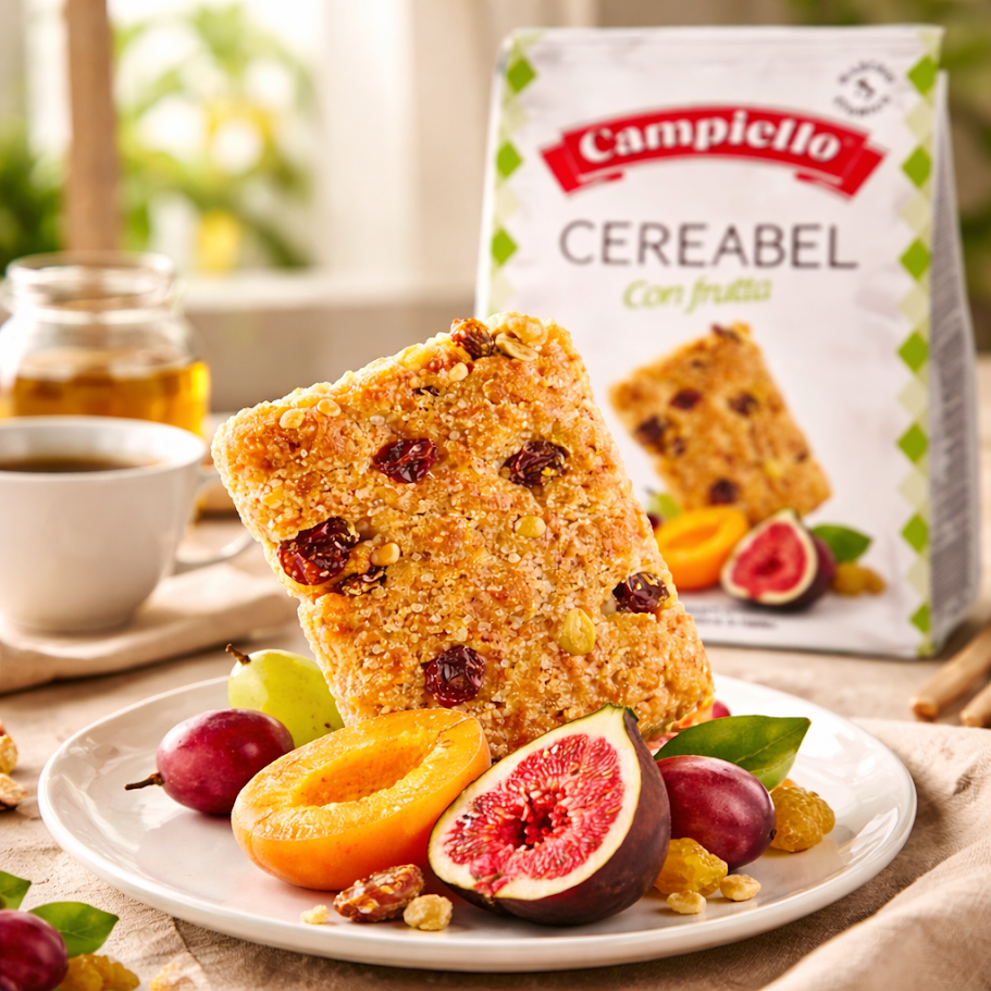 Biscotti ai Cereali con Frutta – Uva, Fichi e Albicocche – Ricchi di Fibre e Proteine, Croccanti e Friabili – Perfetti per Colazione e Pausa Golosa