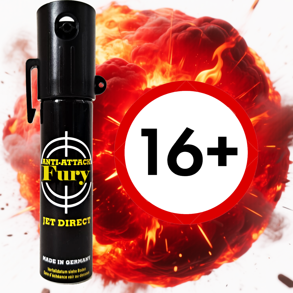Spray al peperoncino difensivo Antiaggressione JET 20ml (kit 5)