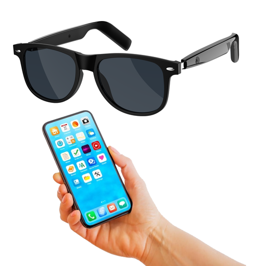 Occhiali Smart Bluetooth Ascolta Musica e Rispondi alle Chiamate con un Design Unico Touch Control