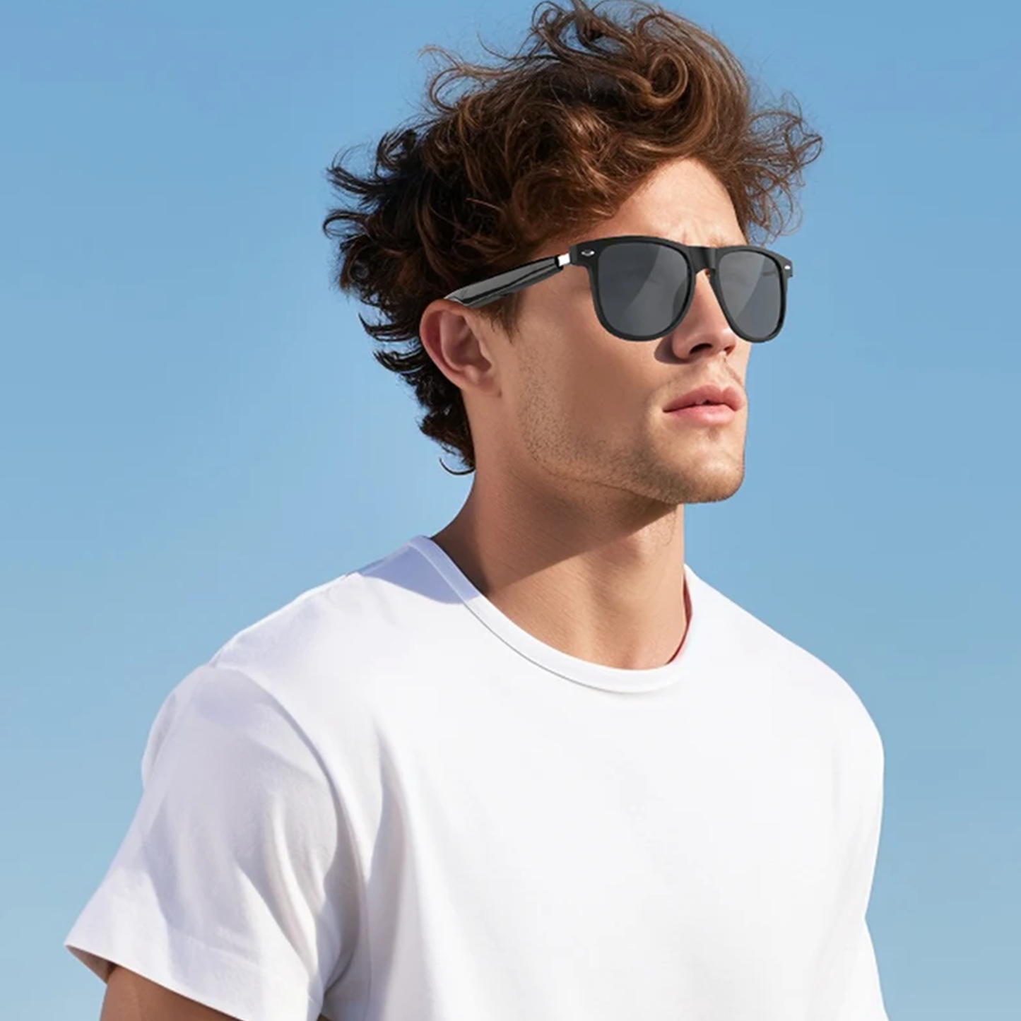 Occhiali Smart Bluetooth Ascolta Musica e Rispondi alle Chiamate con un Design Unico Touch Control