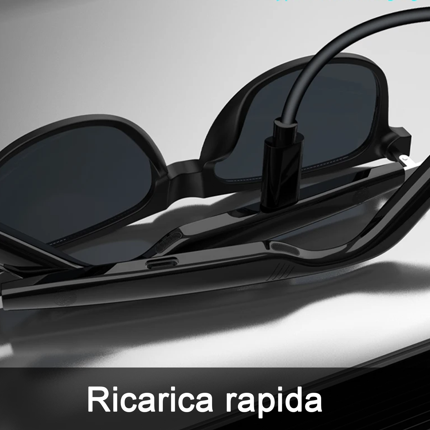 Occhiali Smart Bluetooth Ascolta Musica e Rispondi alle Chiamate con un Design Unico Touch Control