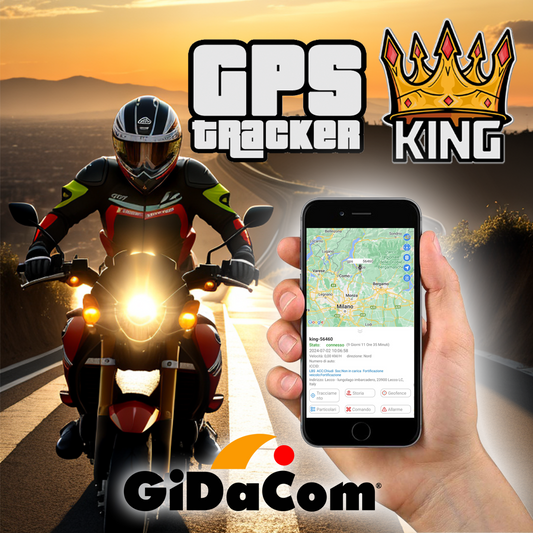 Localizzatore GPS Tracker Antifurto per moto, auto, camper, scooter, furgoni gestione tramite APP con RELE' attivato a distanza