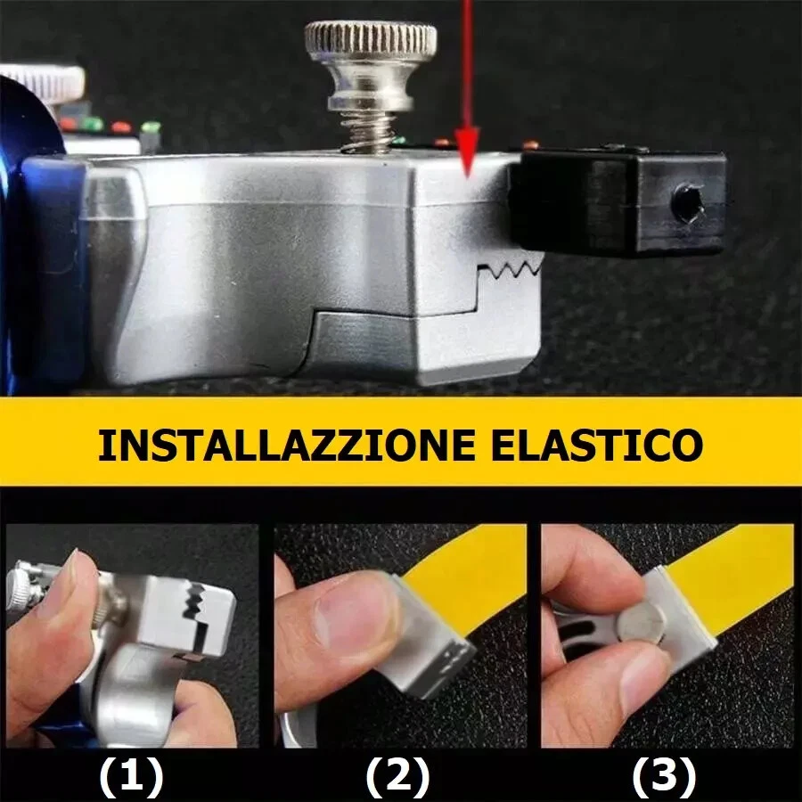 Fionda Laser Professionale con Mirino – Precisione e Potenza per Caccia e Tiro Sportivo, Impugnatura Antiscivolo, Materiale Policarbonato, Leggera 123g – Spara Pietre, Palline e Paintball – Kit Completo con Staffa e Boloboc
